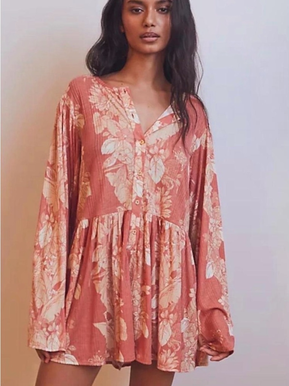 Free People Intimately Tropical Staycation Romper